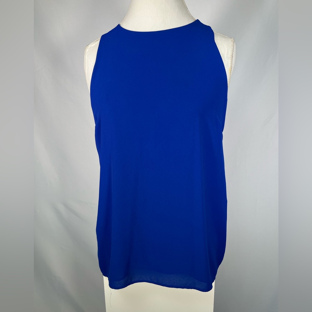 Vince Camuto Blue sleeveless top